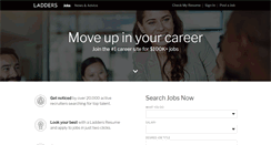 Desktop Screenshot of marketing-jobs.theladders.com