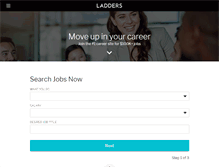 Tablet Screenshot of marketing-jobs.theladders.com